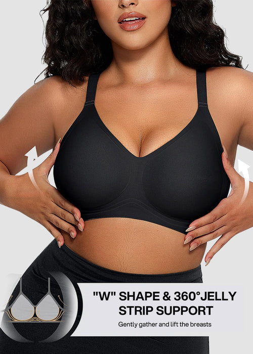 Seamless Soft Comfort Jelly Strip Wireless Bra