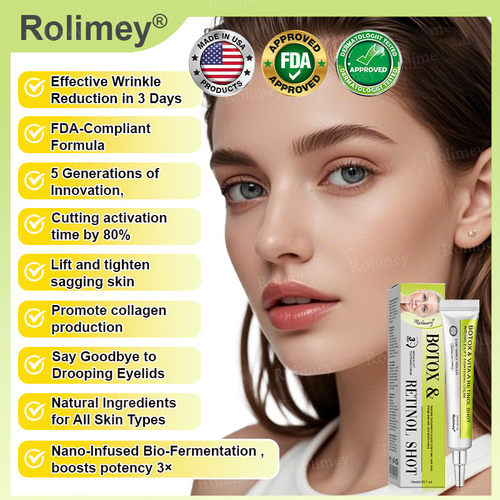 Evora's Rolimey® Botox & Vita-A Retinol Wrinkle-Lift Cream – Made & Shipped in the USA