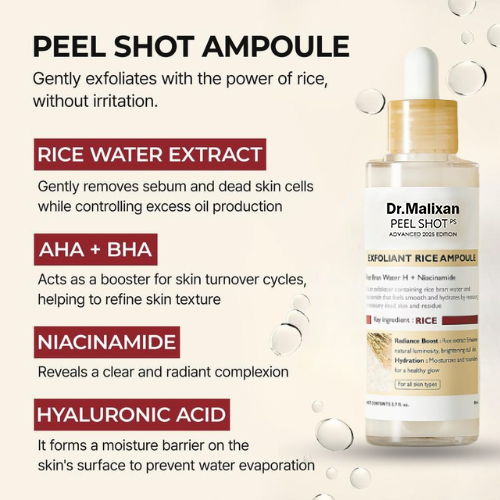Dr. Malixan™ Rice Peel Ampoule - Advanced 2025 Edition