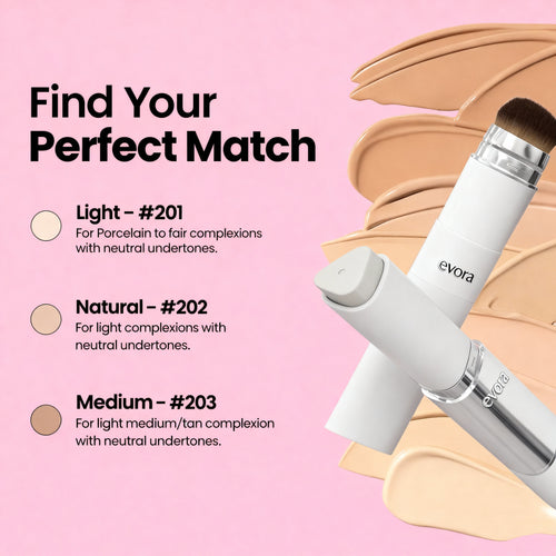 Evora Color-Changing Cover Cream Stick - Skincare meets makeup