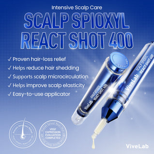 ViveLab Spioxyl™ Scalp Serum 400 – 220K Micro-Spicules for Thicker, Fuller Hair | Dermatologist-Recommended K-Beauty Scalp Serum (0.5 fl oz)