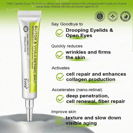 Evora Advanced Retinol Shot – Triple-Action Wrinkle Lift & Collagen Catalyst (Advanced 2026 Edition)