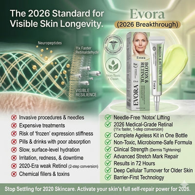 Evora Advanced Retinol Shot – Triple-Action Wrinkle Lift & Collagen Catalyst (Advanced 2026 Edition)